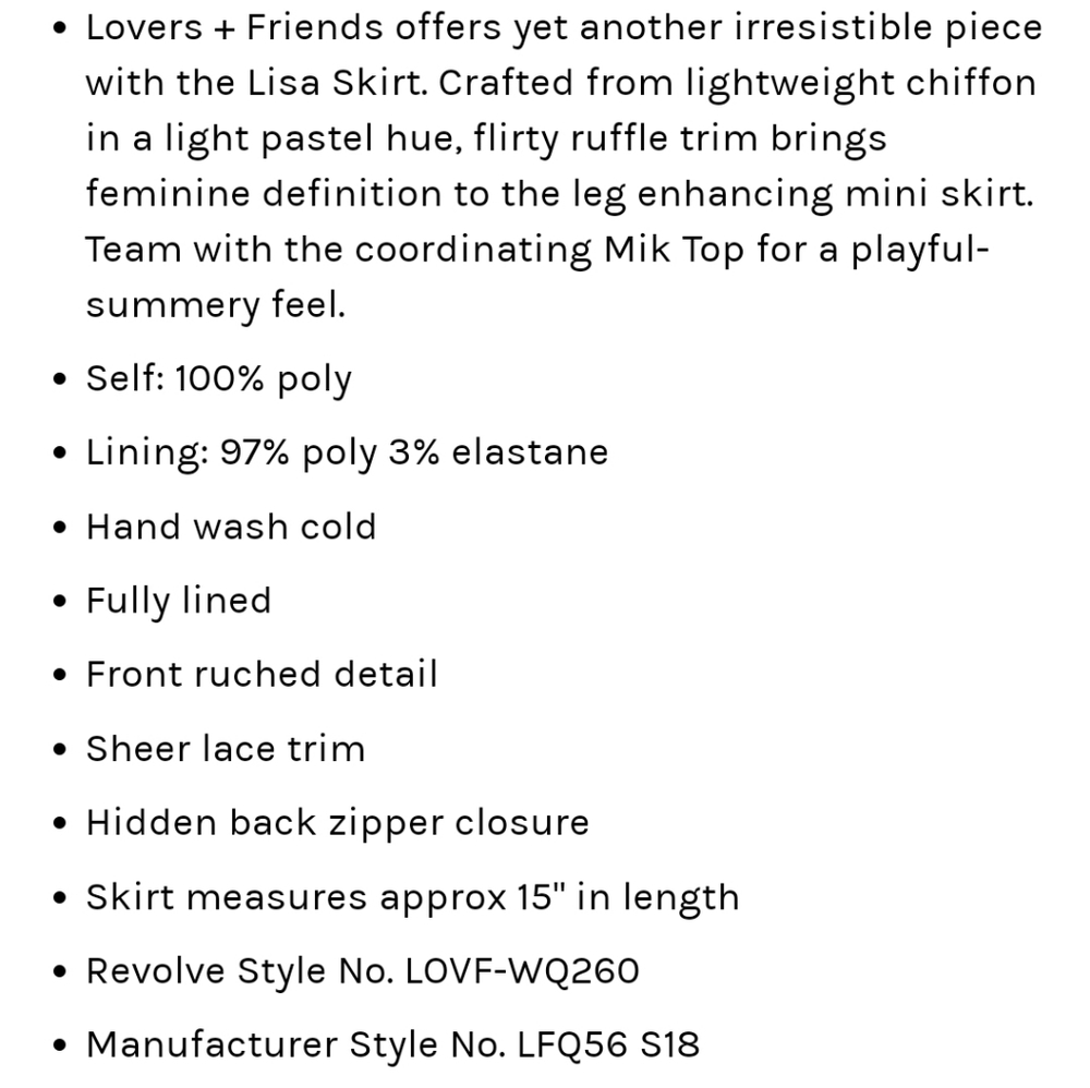 Lovers + Friends Lisa Mini Skirt - Picture 6 of 11